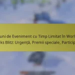 Misiuni de Eveniment cu Timp Limitat în World of Tanks Blitz: Urgență, Premii speciale, Participare